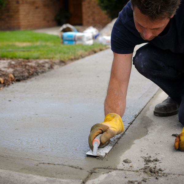 concrete driveway