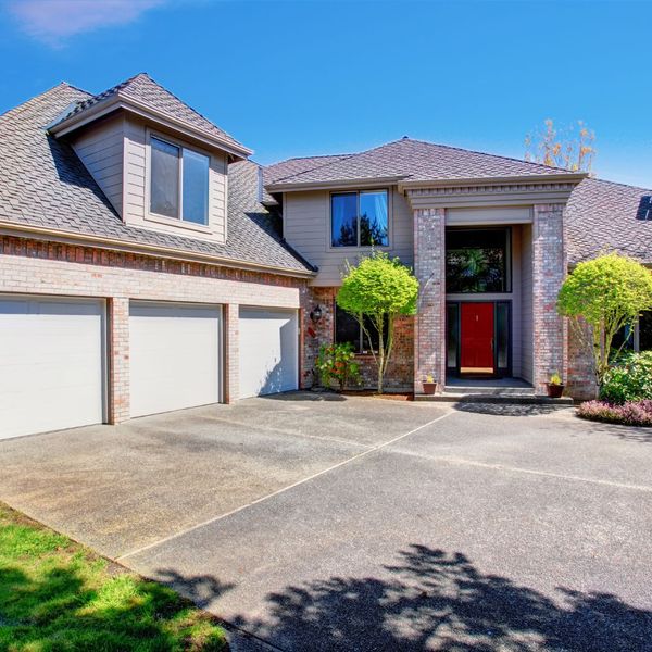 concrete driveway