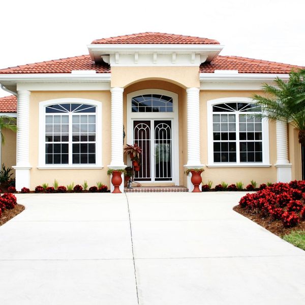 House with a new roof