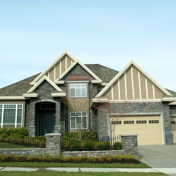 Residential home with a new roof