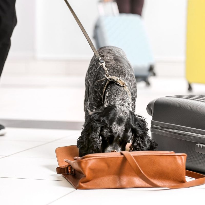 Dog checking bag for treats