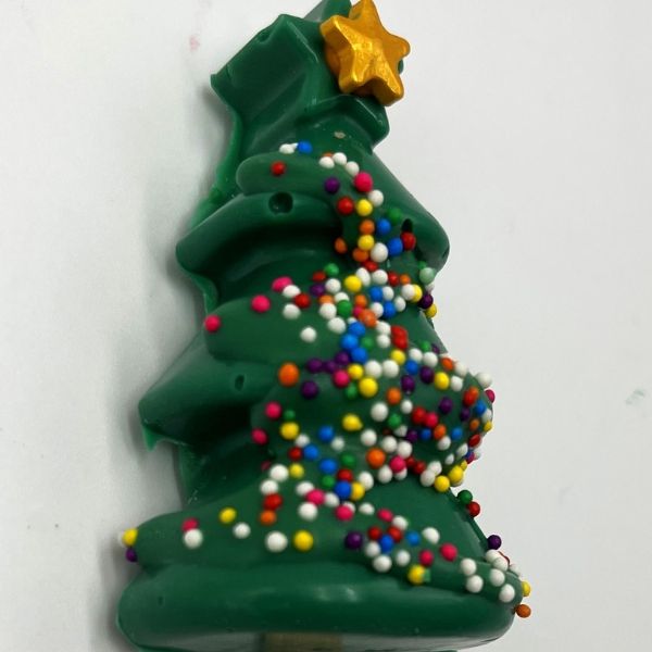 Christmas tree cakesicle