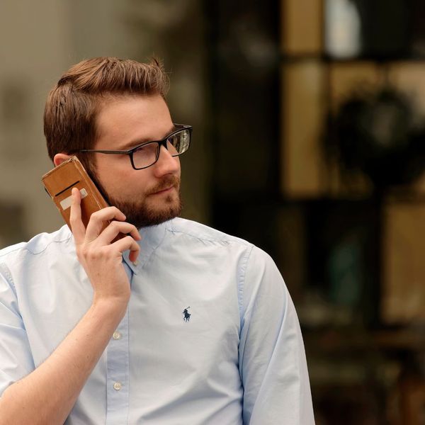 Man making a phone call