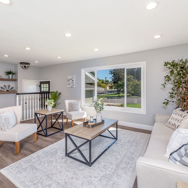Modern living room area