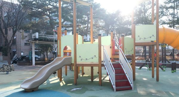 Kindergarden playground.