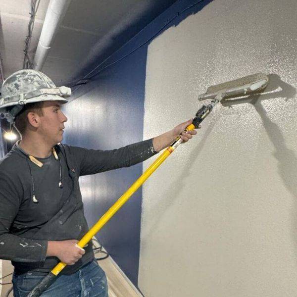painting a wall