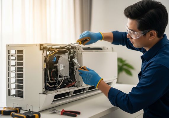 Air Conditioner Repair by Technician