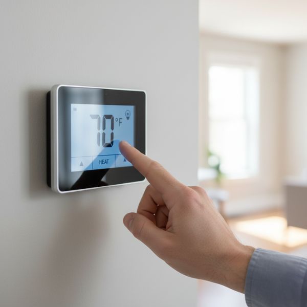 ajusting thermostats adjusting theromstats