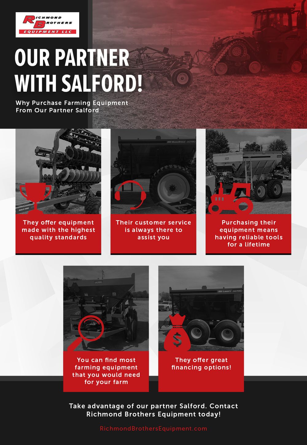Our Partner with Salford infographic