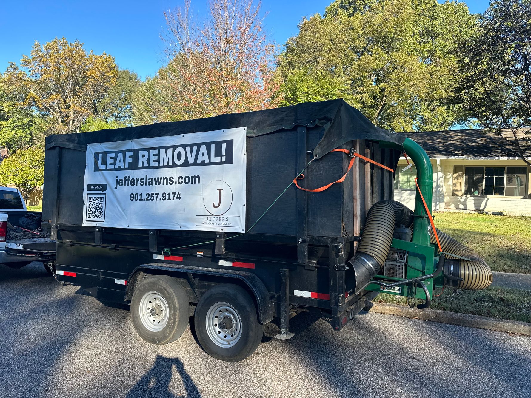 Jeffers Lawn Care & Landscape Leaf Trailer