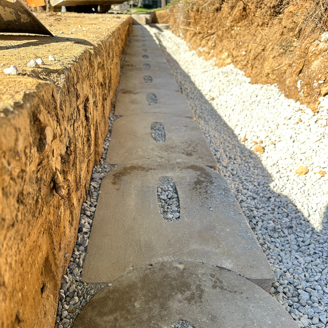 U-Block Course for retaining wall