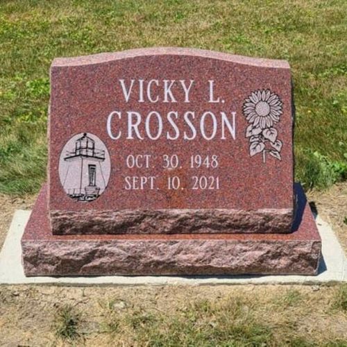 custom headstone for a loved one