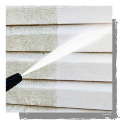power washing siding