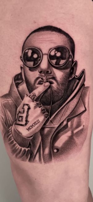 Mac Miller Portrait, tattoos for men and women