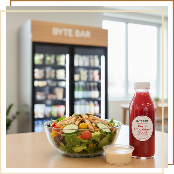 Food from healthy kiosk