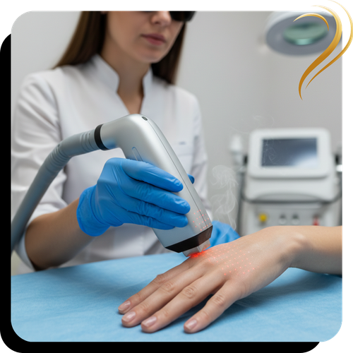 CO2 laser treatment.