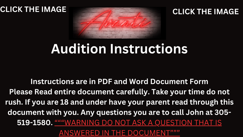 Audition Instructions Instructions are in a Word Document Form Please Read entire document carefully. Take your time do not rush. If you are 18 and under have your parent read through this d.png