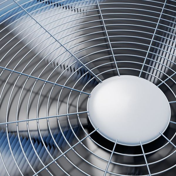 air conditioning fan close-up