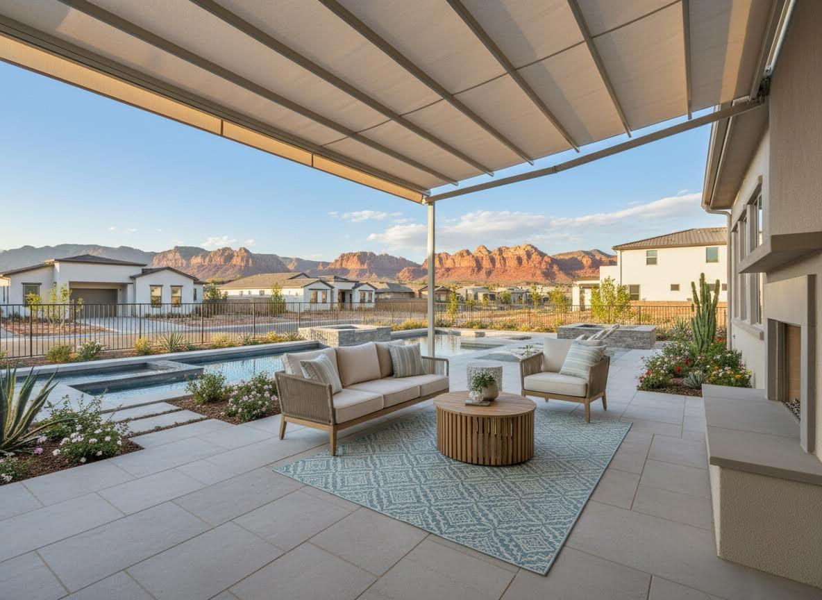 Retractable Patio Shade Awning in St. George, Utah