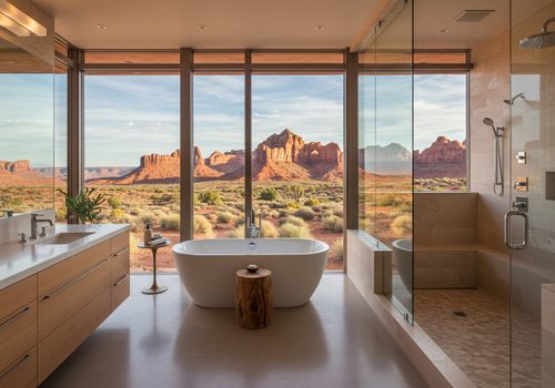 modern bathroom design southern utah