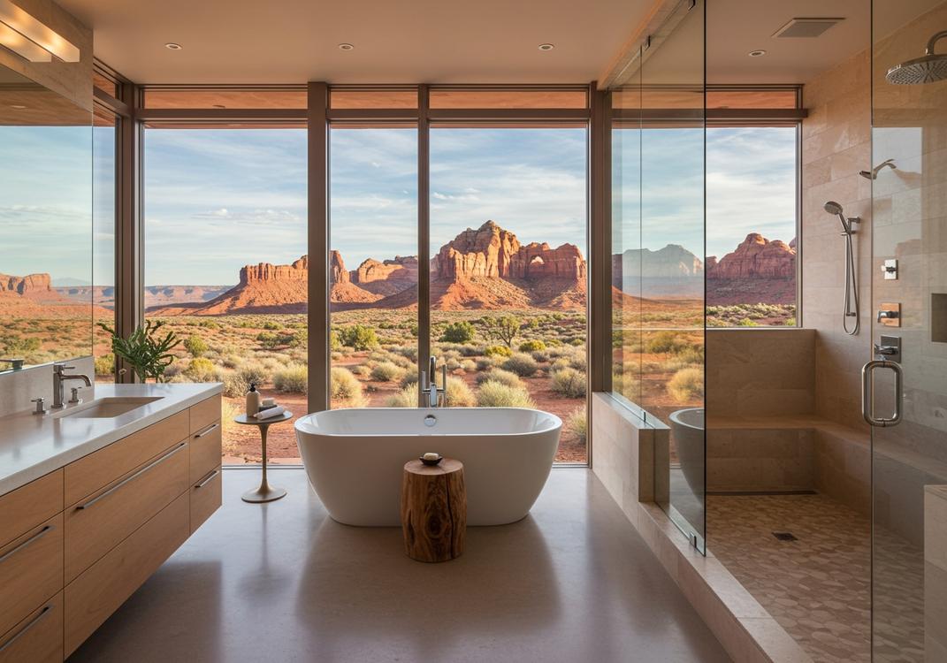 modern bathroom design southern utah