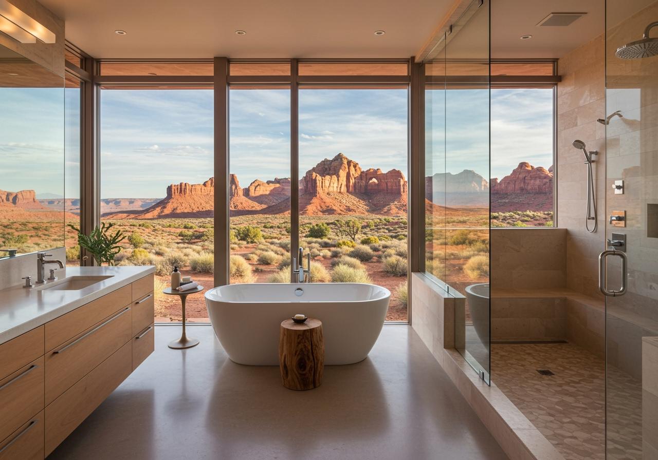modern bathroom design southern utah