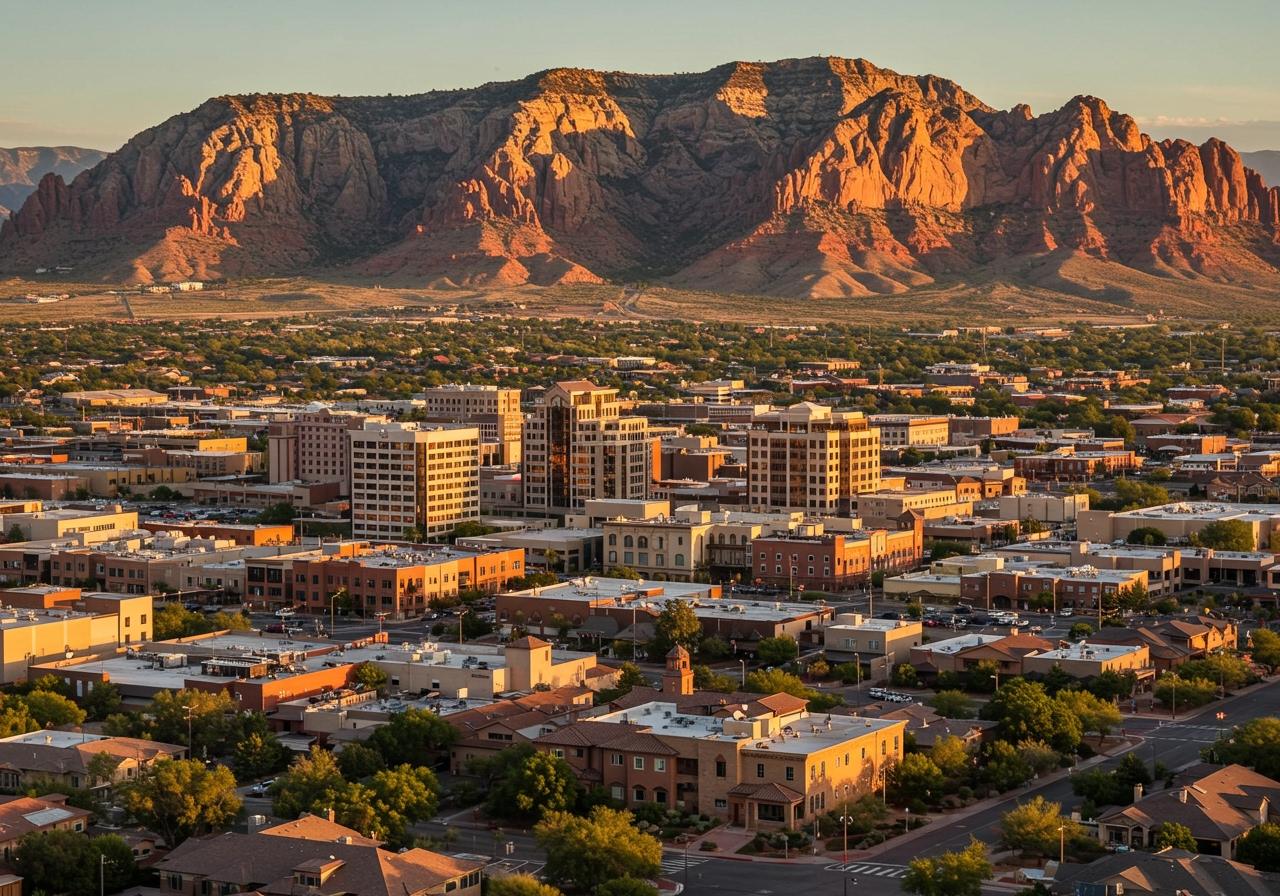 cityscape image of St George Utah