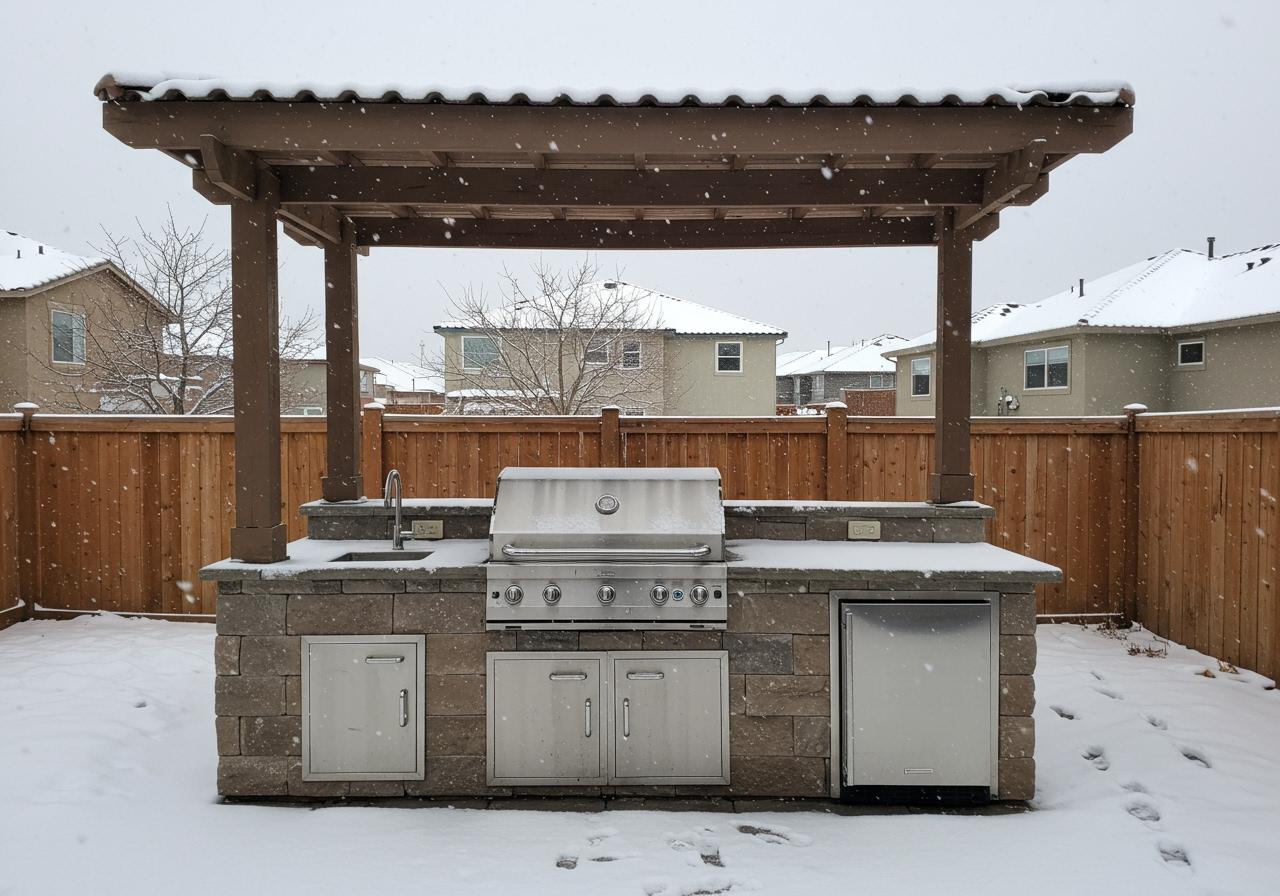 Winterized Outdoor Kitchen in St. George