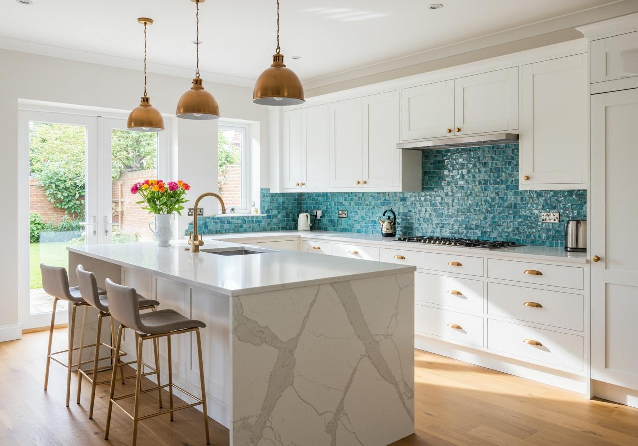 all white kitchen design