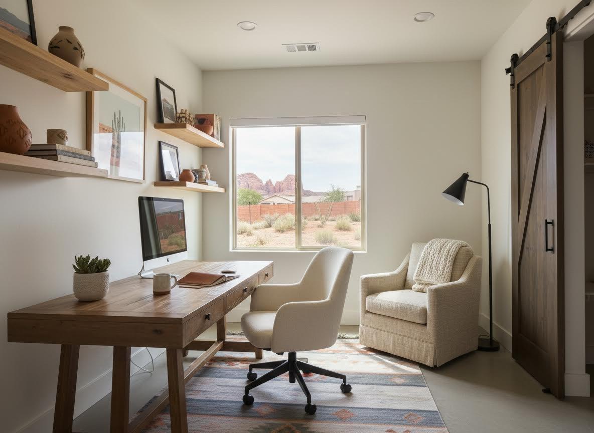 Custom Study Remodel and Library St. George Utah