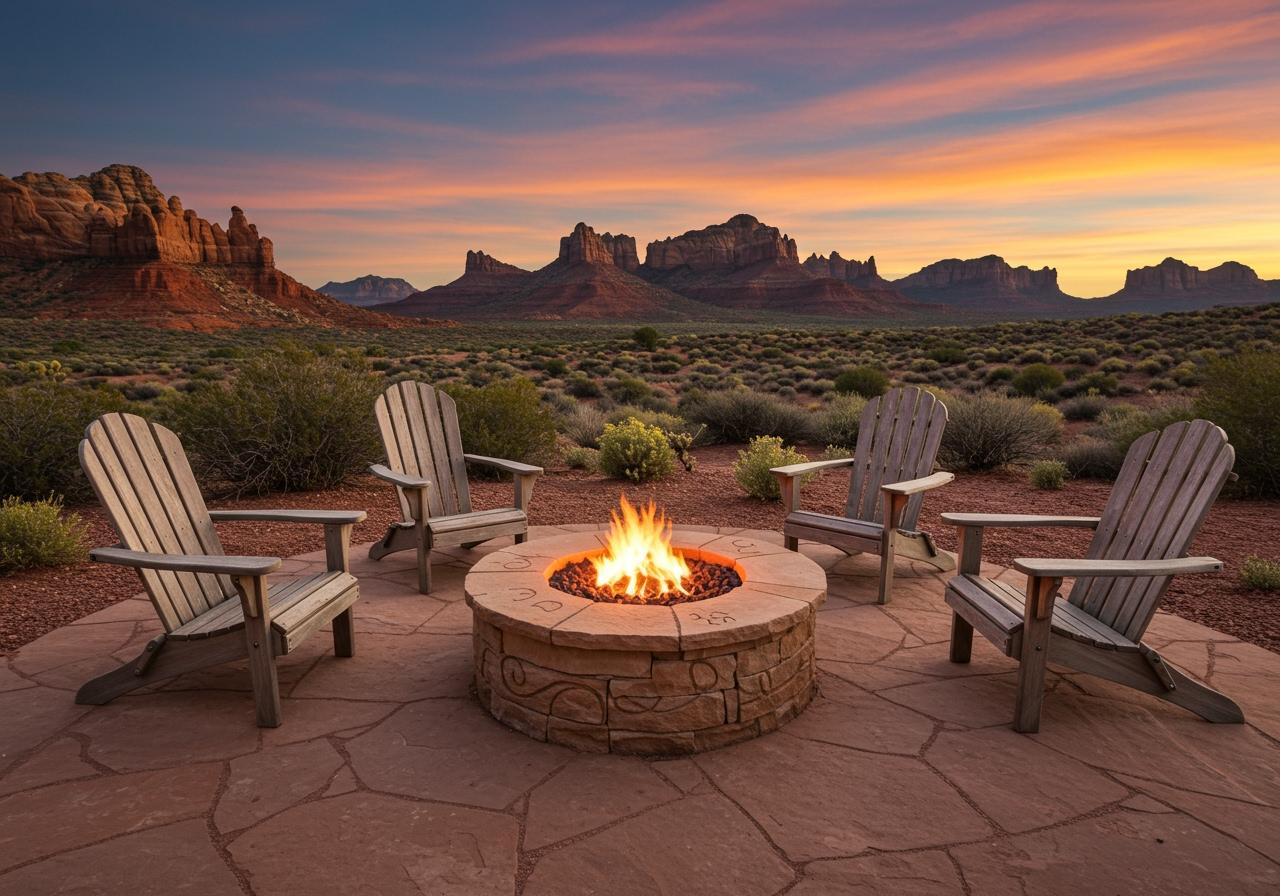 backyard firepit design