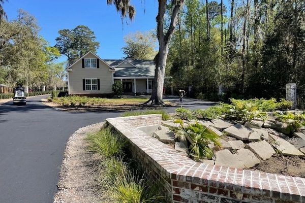 Georgia home driveway.