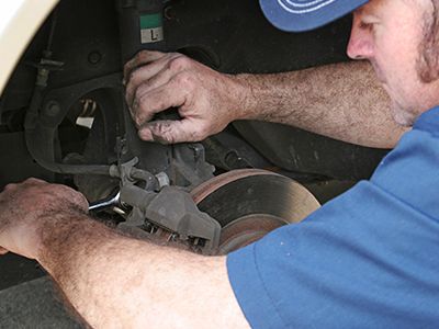 an image of brake repair