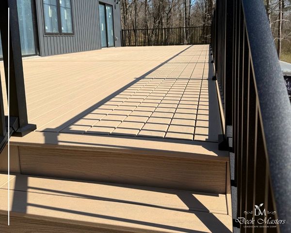 low angle view of new deck