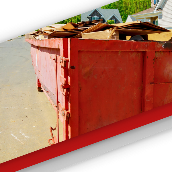 dumpster full of cardboard dumpster full of cardboard