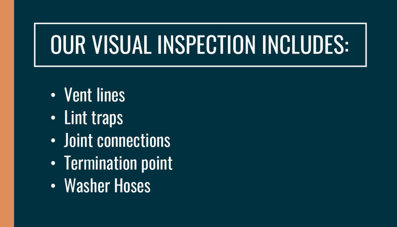 Dryer Vent Visual Inspection Infographic