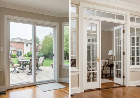 Elegant Home Interior with Patio Access