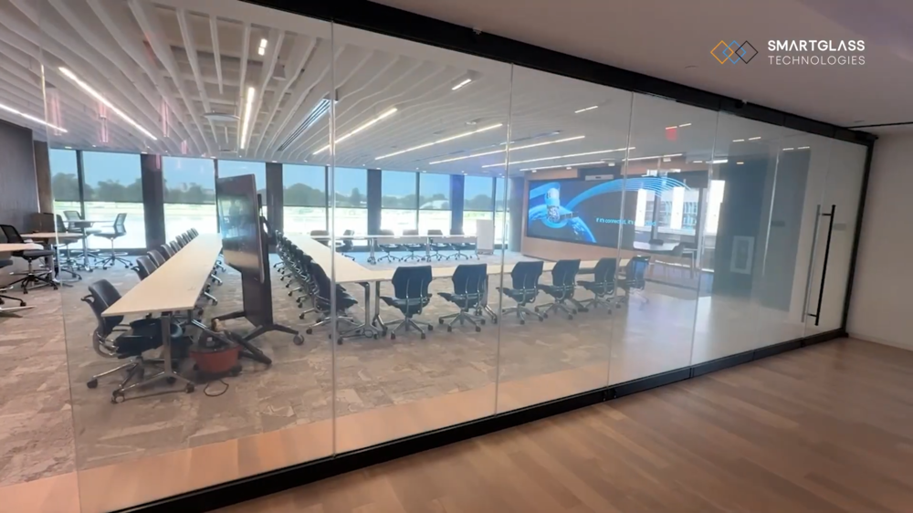 Smart Glass Clear Transparent State