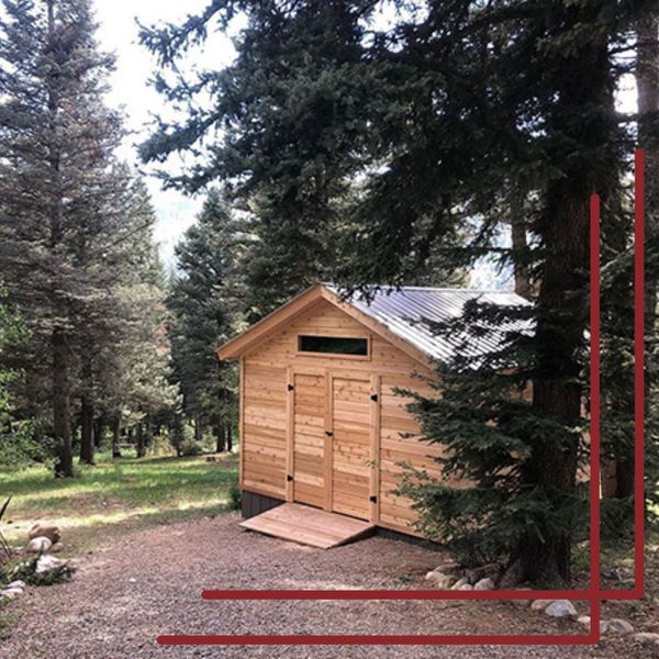shed in the woods