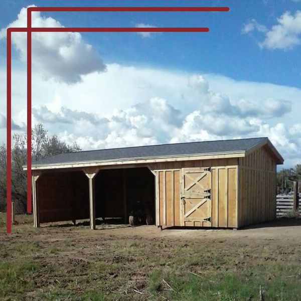 shed with carports