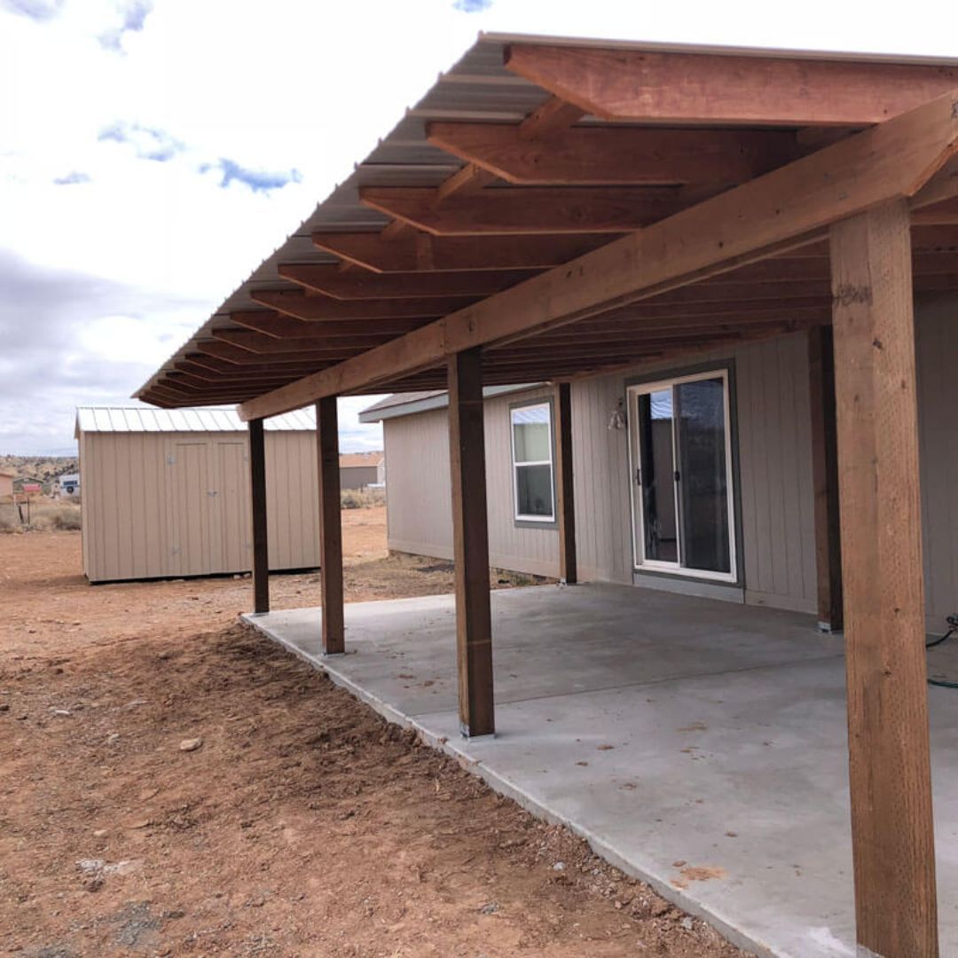 Roof for covered patio