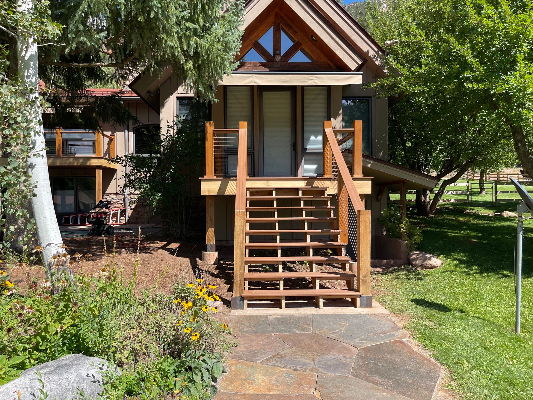 Front Porch with stairs