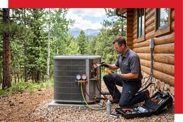 image of preventive maintenance on allenspark co home's cooling system