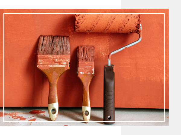 Interior painting tools. Interior painting tools.