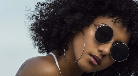 woman with natural hair