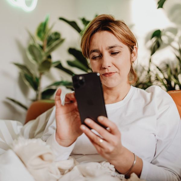 Woman on her phone