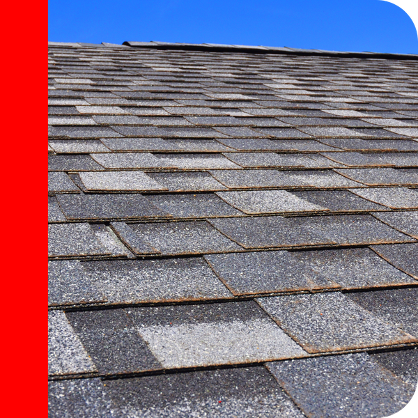 view of new asphalt shingles on roof