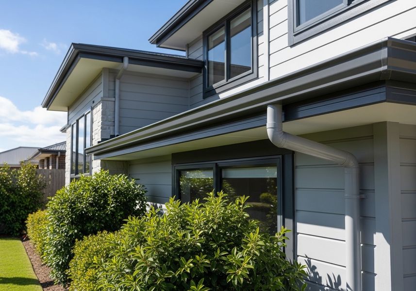 gutters on a home
