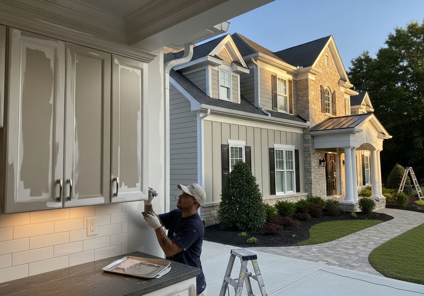 Painting Outdoor Kitchen Cabinets