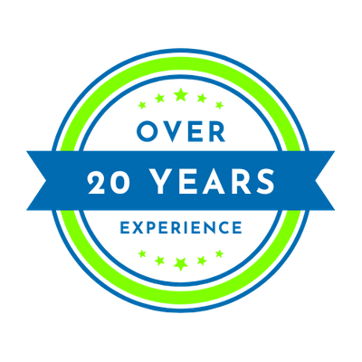 Over 20 years experience 
